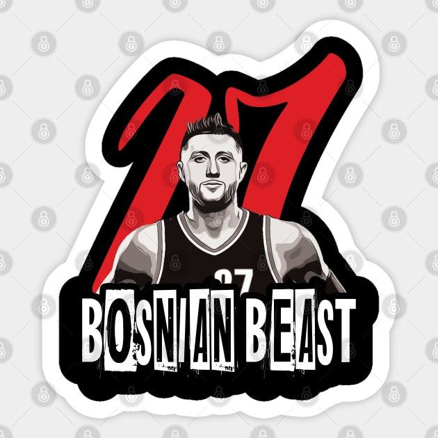 Bosnian Beast Sticker by slawisa